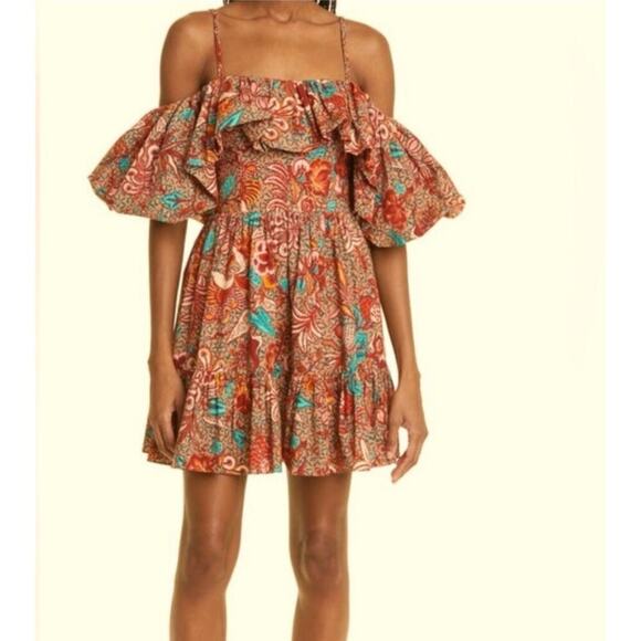 Ulla Johnson Dresses & Skirts - ULLA JOHNSON Lila Floral Cold Shoulder Dress NWT SIZE 12 $450